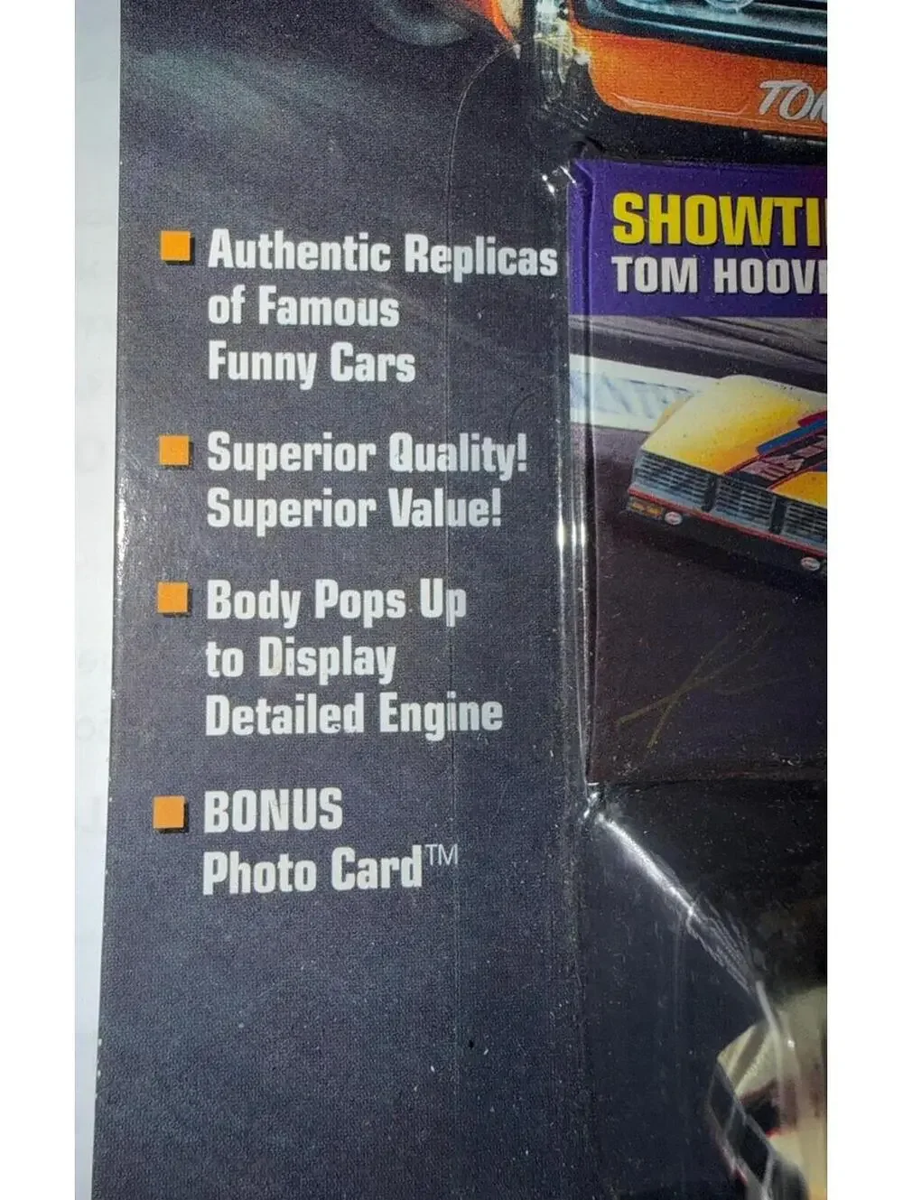 Johnny Lightning Funny Car Legends 1978 Season Showtime Tom Hoover 1999 MOC